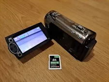 Panasonic HC-V10 HD Digital Video Camera 70x Zoom - Camera, Battery & 8GB SD