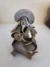 Mudmans, Miniature mudman figurine, fisherman for bonsai