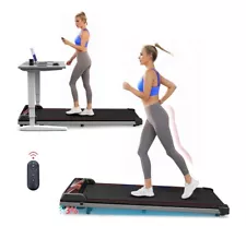 3 in 1 Treadmill, Portable Under Desk Walking Pad with Incline For Home