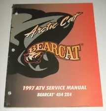 Arctic Cat Bearcat 454 Service Manual 2x4 1997 Atv Pn 2255-648