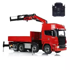 1/14 Hydraulic RC Crane Tractor Truck R620 8x8 Lorry Car Quick Attached Bucket