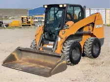 2019 Case SR240 Skid Steer Wheel Loader High Flow Aux Hyd Q/C Cab A/C bidadoo