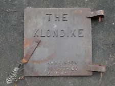 Antique Cast Iron The Klondike Hawkinson Industries WI Rapids WI Wood Stove Door