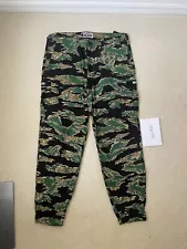 A Bathing Ape Tiger Camo 6 Pocket Jogger Pants Size XXL