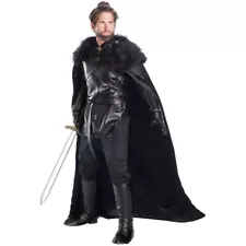 Jon Snow Dragon Knight Costume Fur Cape Gloves Game of Thrones HBO Halloween