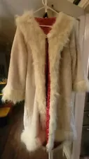 Womans Disney Cruella De Vil Faux Fur Coat Size Med/Large