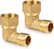 Old Clawfoot Bath Tub Mount Faucet Brass Installation Kit Elbows Adapter Connect