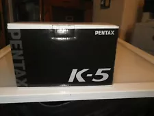 Pentax K - 5 16.3 MP Digital SLR with 3 - Inch LCD Black Body Only by Pentax NIB