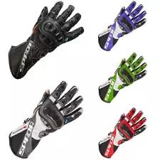 Spada Predator 2 Leather Sports Motorcycle Gloves Summer Racing Motorbike