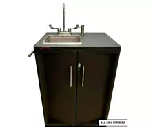 Portable Sink Handwashing, Hot & Cold water, Self contained. Decorate.