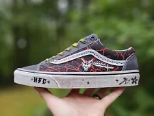 VANS STRANGER THINGS HELLFIRE CLUB STYLE 36 SHOES MENS SIZE 9.5 Skate Collab