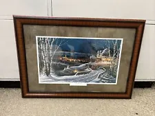 TERRY REDLIN CUSTOM FRAMED / MATTED family traditions, B8￼