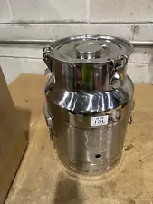 (USED) 15L 304 Stainless Steel, Beverage Dispenser, with Damaged + A Spigot SALE