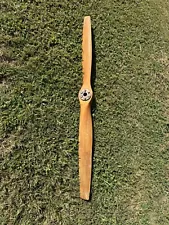 Vintage Wooden Airplane Propeller WWII Era Prop Aviation 52” Decommissioned