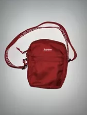 Supreme Shoulder Bag, Red (SS18) - Original Owner, Authentic Item