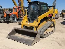 2019 Caterpillar 259D Skid Steer Crawler Track Loader Aux Hyd Bucket Cab bidadoo