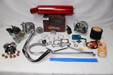 Scooter Big Bore Kit 100cc 50mm Bore QMB139 Scooter Performance Parts Kit5Red