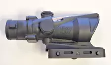 Trijicon ACOG 4x32 BAC Rifle Scope with Horseshoe Dot Reticle Red (100581)