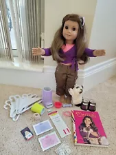 American Girl Doll Marisol GOTY 2005 Latino Dancer Meet Outfit Cat Book More EX