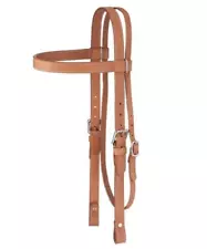 Western Horse Harness Leather Working Ranch Horse Browband Leather Headstall