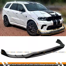 Demon Double Deck Front Bumper Lip Splitter For 21-24 Dodge Durango SRT Hellcat