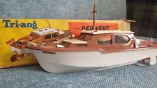 Vintage Triang Scalex “Derwent” Cabin Cruiser Battery Operated Boat - Boxed