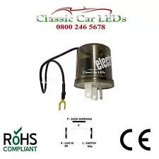 6V ELECTRONIC INDICATOR FLASHER RELAY CLASSIC CAR WITH OE CLICK X L P 2 / 3 PIN