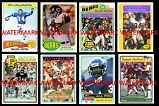 Walter Payton Bears lot of 8 ACEO custom cards + backs! Ask 4 Singles!