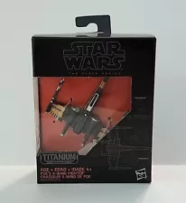 Star Wars The Force Awakens Black Series Titanium Poe's X-Wing For Sale