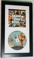 Grand Theft Auto 5 V PlayStation 3 2013 Framed Wall Art Gift for Gamers PS3 GTA5