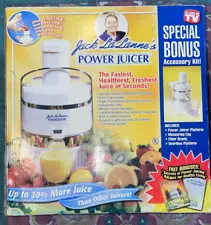 Jack Lalanne Power Juicer w/ Special Bonus-White as Seen on TV