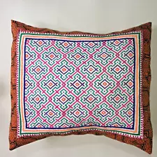 Ayahuasca visions sacred shipibo cushion cover 06