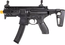 Black Sig Sauer SIG1 MPX Airsoft gun New Easy TO USE