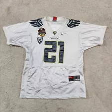 2011 Men's Oregon Ducks #21 James Sewn Jersey Small BCS Natl Championship NCAA