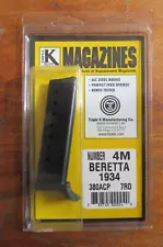 Triple K 4m for 1934 BERETTA 380 ACP 9mm kurz corto 7RD Pistol blued Magazine