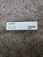 SET OF 4 - Ikea CAPITA Legs for cabinet, steel white 4 1/2" 302.635.75 - NEW