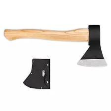 Camping Axe 15Inch Outdoor Hatchet Chopping Axe for Wood Splitting and Kindling