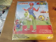 NEW MARIO RIDING YOSHI Halloween Costume CHILDS AGE 6+ ONE SIZE NIP