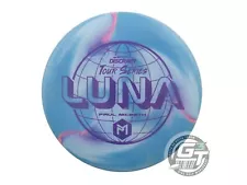 USED Discraft [McBETH] Swirl ESP Luna 177g Blue Purple Stamp Putter Golf Disc