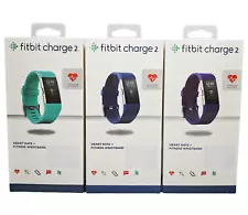 NEW Fitbit Charge 2 Heart Rate Monitor Fitness Tracker Multicolor (S + L)