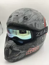 Metal Mulisha Helmet With Zeal Goggles