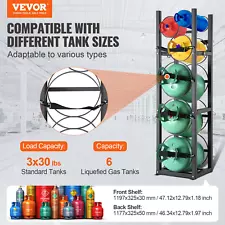 VEVOR Refrigerant Tank Rack - Sturdy Cylinder Tank Rack for Freon, Gases, Oxygen