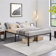 Twin/Full/Queen Size Metal Platform Bed Frame Non-Slip Design 16.5 Inch Height