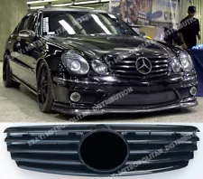 Mercedes E w211 2002-06 Grille Gloss Black +Large Star AMG look E55 E63 280 E320