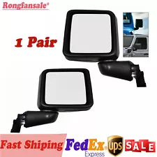 Pair View Door Mirror Left & Right For Jeep Wrangler JL Gladiator 2018-2021 OEM#