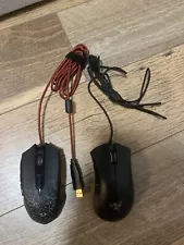 Set Of Mouse One Razer And One Red Dragon For Sale