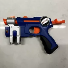 Nerf N-Strike Pull Back Pistol Gun Blaster Shooter 2003 - Blue Black