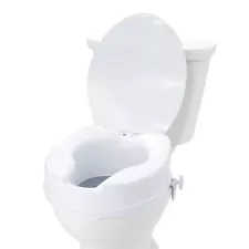 VEVOR Raised Toilet Seat 4" Raised 300 lbs Universal Toilet Riser for Elderly