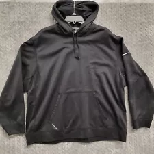 Nike Therma Fit Pullover Hoodie Sweatshirt Sweater Black Mens Size 3XL 574780