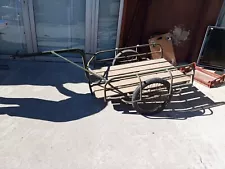 old bicycle trailer